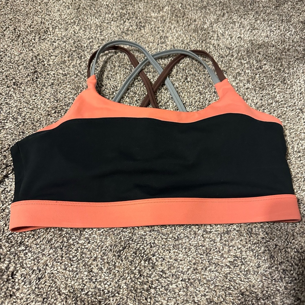 ZYIA Peach Coffee Block LNT bra